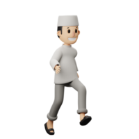 3D Muslim Character png