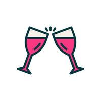 cheers icon for your website, mobile, presentation, and logo design. vector