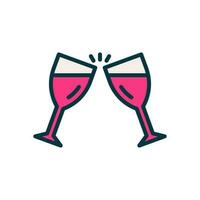 cheers icon for your website, mobile, presentation, and logo design. vector