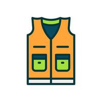 vest icon for your website, mobile, presentation, and logo design. vector