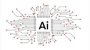 Ai data 2Artificial intelligence is intelligence demonstrated by machines, artificial intelligence systems are powered by machine learning, AI's brain, future technology ai circuit video