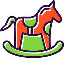 Horse toy Vector Icon Design