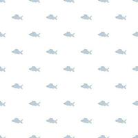 Colored seafood pattern. Drawn seafood background vector