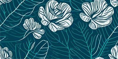 Vintage Rose Patterns. Nostalgic Charm in Vector Illustrations