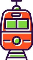 diseño de icono de vector de tren