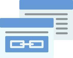 Backlink Vector Icon Design