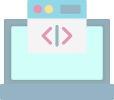 Web coding Vector Icon Design