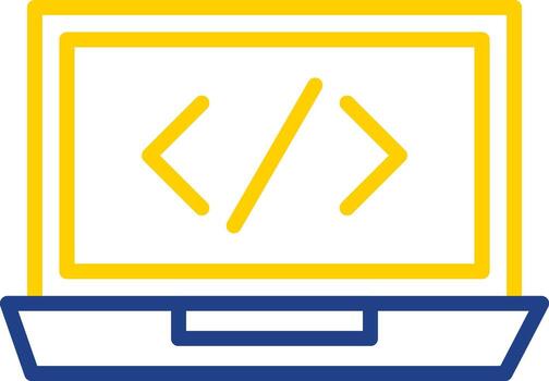 Coding Vector Icon Design