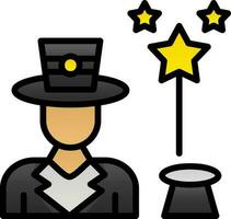 Magician Vector Icon Design