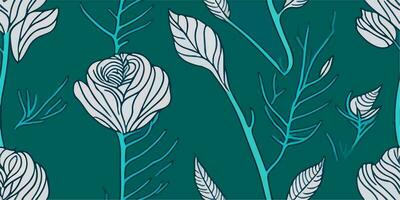 Abstract Floral Wonder. Expressive Patterns in Vector Illustrations