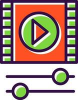 Video Vector Icon Design