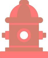 Fire hydrant Vector Icon Design