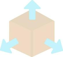 diseño de icono de vector de cubo