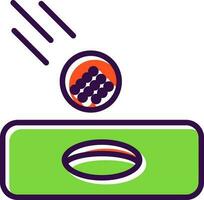 Hole in one Vector Icon Design