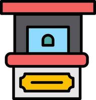 Ticket office Vector Icon Design