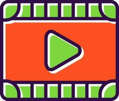 Video Vector Icon Design