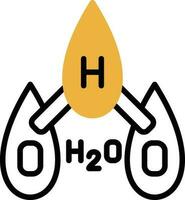 H2o Vector Icon Design