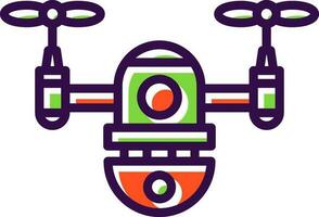 diseño de icono de vector de dron