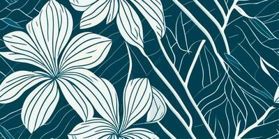 Vector Delights. Designing Dynamic Frangipani Flowers Patterns for Summer