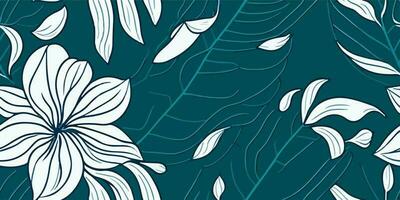 Frangipani Floral Pattern. Capturing the Essence of Tropical Summers vector