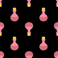 bottles seamless pattern vector