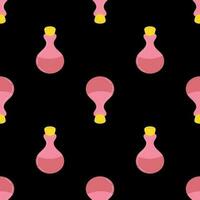 bottles seamless pattern vector