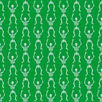 pattern with skeletons vector