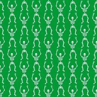 pattern with skeletons vector