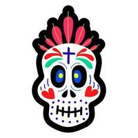 Sugar skull illustration vector