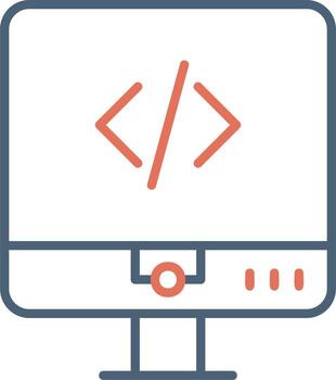 icono de vector de codificación