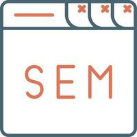 icono de vector de navegador