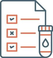 Medical Test Report Vector Icon