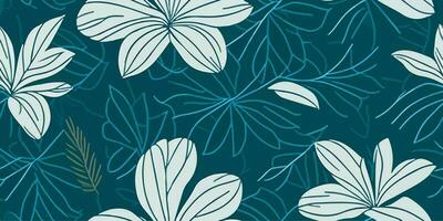 Playful Tropical Patterns. Infusing Fun and Energy into Frangipani Designs vector