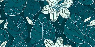 Frangipani Mosaic. Creating Patterns with Delicate Pieces of Floral Beauty vector