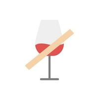 No drink fasting haram Ramadan vector icon