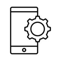 Center, service, services, support, technical, Vector outline icon. EPS 10 File