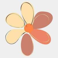 contemporáneo minimalista línea Arte carteles resumen orgánico formas y floral diseños vector