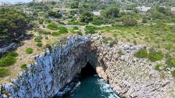 castro kustlijn, salento Puglia video