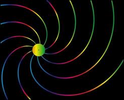 James rifled gun barrel grooves. Horizontal background, vector pattern, rifled channels.