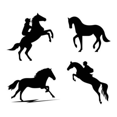 Horse Silhouette Design