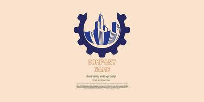 arcitechture logo design for branding or brand identity vector