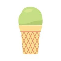 Ice cream cone and bar. pastel and colourful vector