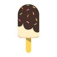 Ice cream cone and bar. pastel and colourful vector