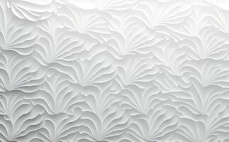 Abstract white luxury style background, AI Generated photo