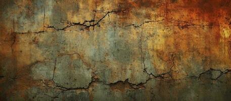 Abstract old wooden wall background, AI Generated photo