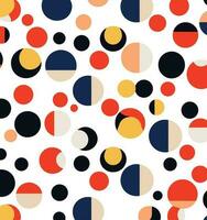 colorful abstract geometric pattern design seamless pattern vector