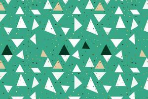 green and white triangles graphic background for a pattern, in the style of playful collage, minimalist backgrounds, free brushwork, dotted, simple, piles stacks, light maroon and sky-blue vector