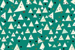 green and white triangles graphic background for a pattern, in the style of playful collage, minimalist backgrounds, free brushwork, dotted, simple, piles stacks, light maroon and sky-blue vector