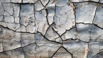 Crackled Paint Weathered Wood Texture photo