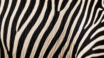 Exotic Zebra Skin Striped Pattern photo